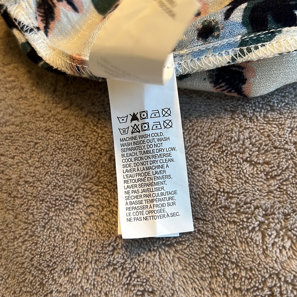 Lucky Brand Floral Baby Doll Blouse - Picture 12 of 12